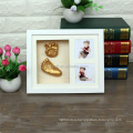 Babyprints Photo Frame Hands and Feet Portrait with 3Dshdow Box Frame